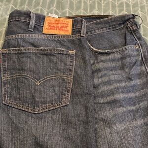 Levi's Men's Dark Blue Straight Jeans